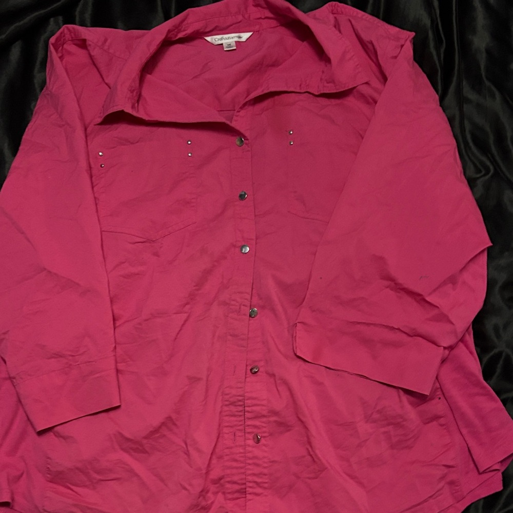 Croft & Barrow Pink Blouse